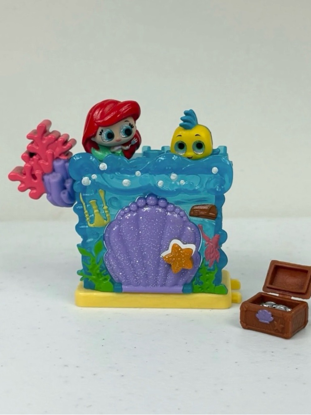 Doorables Ariel’s Secret Cove Playset 2020 W Accessory And Flounder Doorable